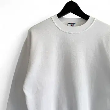 90s 빈티지 Jerzees USA 무지 화이트 맨투맨 C0