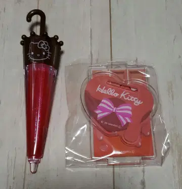 산리오 파라솔 초코 립 글로스 헬로키티