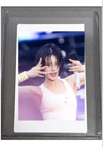 itzy 예지 친필 사인 폴라로이드