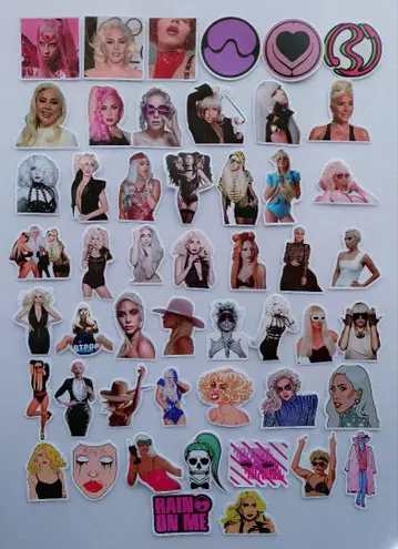 Lady Gaga 레이디 가가 스티커 50개