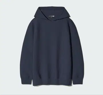 UNIQLO 3D 니트 후드티 네이비 새상품 L