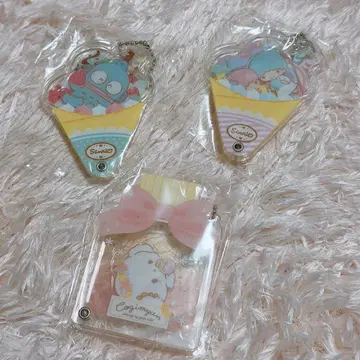 산리오 커스텀 아크릴 참 3개 세트