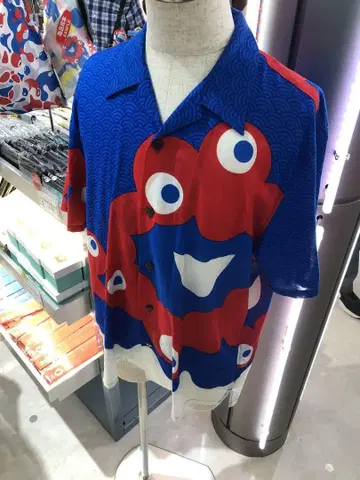 미개봉 새상품 오사카 간사이 만박 한정판 먀쿠먀쿠 하와이안 셔츠