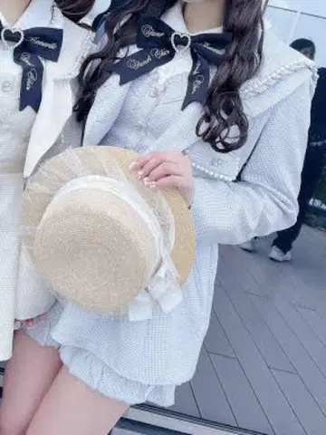 LIZLISA 뷔스티에 도킹 셋업 스카이블루
