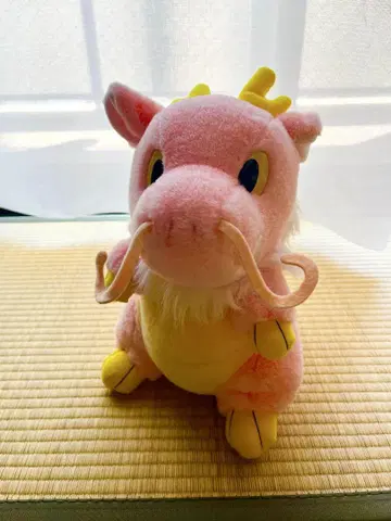 드래곤 봉제 인형 핑크 용