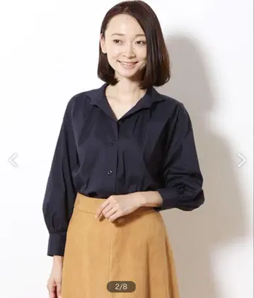 HARRISS GRACE 스트레치 브로드 와이드 셔츠
