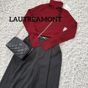 [ 새상품 ] LAUTREAMONT 빨간색 리브 니트