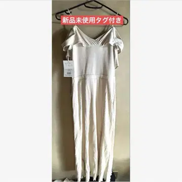미사용 새상품 택 포함 2WAY 오프숄더 리본 컷 원피스 머큐리 듀오