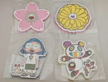 무라카미 다카시 모노노케 교토 아크릴 마그넷 4개 세트