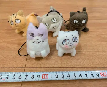 레어 5종 풀컴프 쿠루네코 봉제 인형 스트랩 마스코트