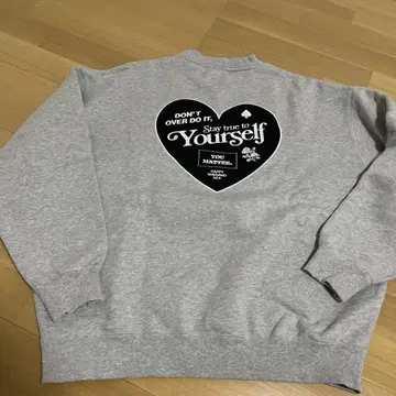 윈드앤씨 WIND&SEA L 하트 로고 맨투맨 트레이닝복