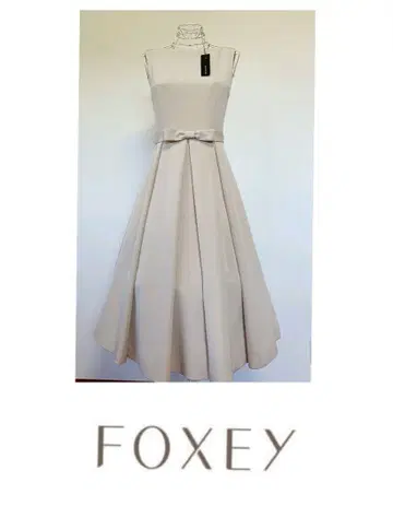 폭시 NY43885 Dress Carmel 롱 리본 원피스 38