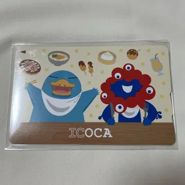 오사카 간사이 박람회 한정판 디자인 ICOCA 카드 미야쿠미야쿠 이코짱