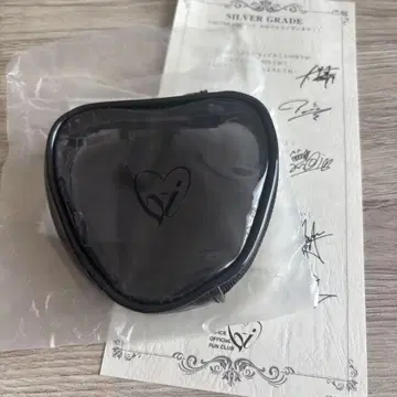 Da-iCE 실버 회원 혜택 파우치 카드 미사용 새상품