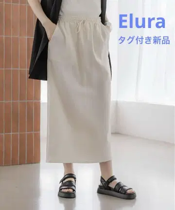 [ 택 포함 새상품 ] Elura * 빈티지 트윌 크로스 스커트