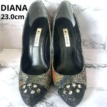 당일 발송 DIANA 다이애나 펌프스 23cm 글리터 스터드
