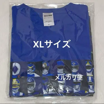 [ XL ] T셔츠 블루 집합 전 슈퍼 전대전 파랑 3