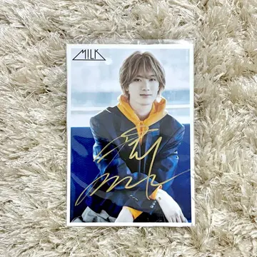 M!LK 야마나카 유타로 energy 친필 사인 브로마이드