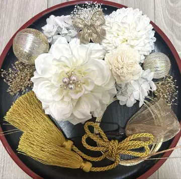 청순 성인식 일본 의류 후리소데 시치고산 머리 장식