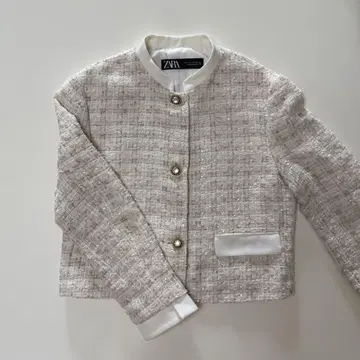 ZARA 트위드 자켓 S