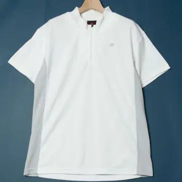 new balance 뉴발란스 하프 지퍼 반팔 티셔츠 L