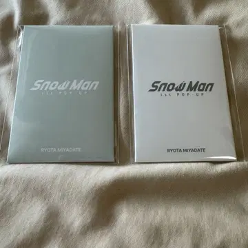 Snow Man 1st POPUP 포토 카드 * 미야타테 료타