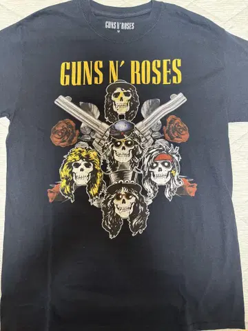 GUNS N' ROSES 블랙 티셔츠