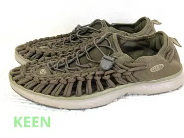 [ KEEN ] 남성용 메쉬 스니커즈 카키 27.5cm