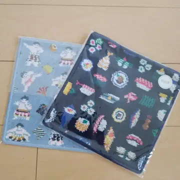 페이러 타월 손수건 2장 세트 핫케요이 오스시 미사용 새상품