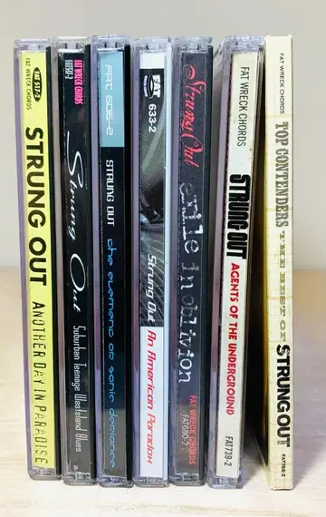 STRUNG OUT CD 앨범 7매 세트