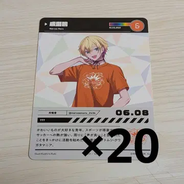 니지산지 나루세 메이 니지 페스티벌 컬렉션 카드 x 20