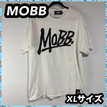 MOBB. T셔츠 XL 사이즈 로고T셔츠 화이트