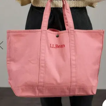 L.L.Bean for SALON 별주 그로서리 토트 로즈 핑크