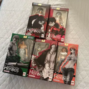 미개봉 새상품 바리어블 액션 Heroes 원피스 5세트