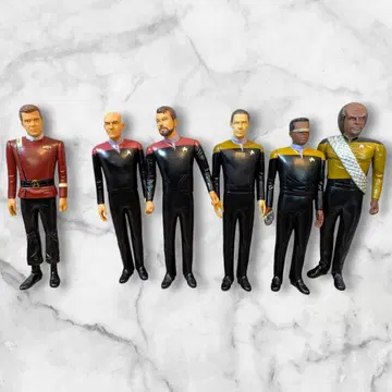 STAR TREK 신스타트렉 소프트 비닐 6체 세트