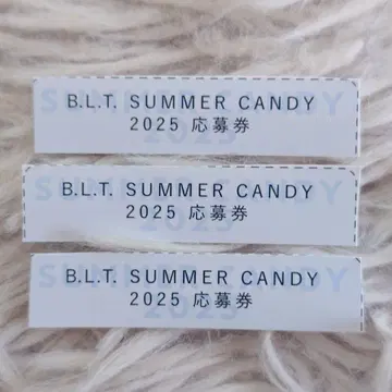 B.L.T. SUMMER CANDY 2025 폴라로이드 선물 응모권 3