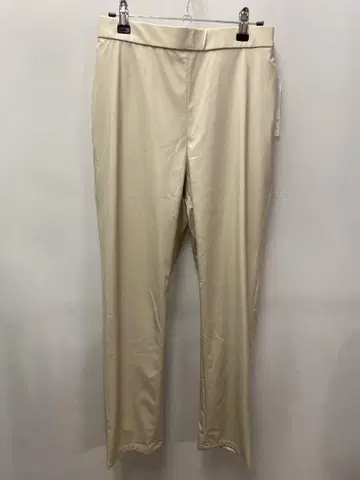 MK MICHEL KLEIN 워셔블 비건 레더 테이퍼드 팬츠 38