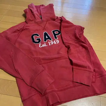 GAP AUTHENTIC 갭 빨간색 맨투맨 트레이닝복 사이즈 L 빈티지