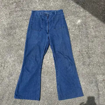 1980's US NAVY 데님 세일러 팬츠 IDEAL 지퍼