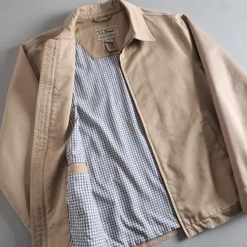 엘엘빈 스윙탑 베이지 안감 체크 새상품급