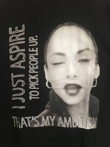 SADE ADU 샤데아듀 티셔츠 서울 싱어 R&B