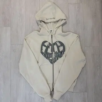HTH 지퍼 후드티 하트 로고