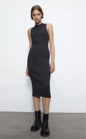 새상품 ZARA 니트 시프트 원피스