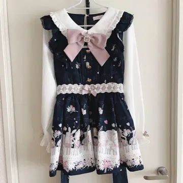 LIZLISA melodybunny 패턴 셋업 블랙