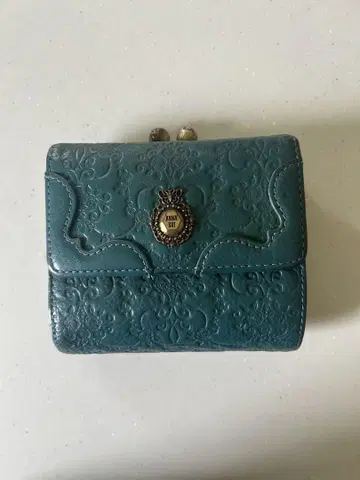 [ 완판템 ] ANNA SUI 빈티지 로즈 3단 폴더형 지갑 가마구치