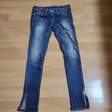 d.i.a. 지퍼 달린 블루 데님 팬츠