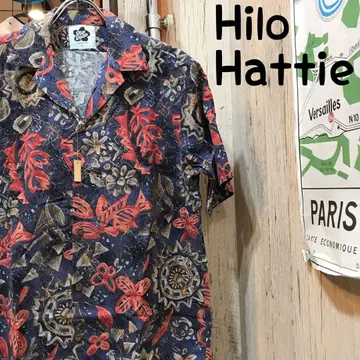HiloHattie 히로하티 알로하 셔츠 S 구제 의류 (1809)