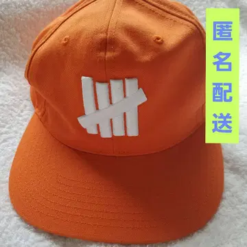 [ UNDEFEATED ] 오렌지 캡 화이트 로고
