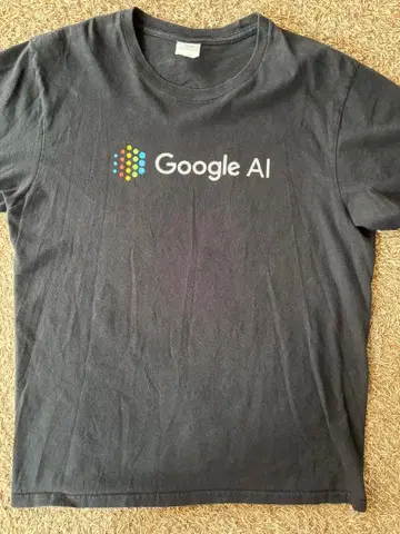 새상품급 Google AI T셔츠 블랙 기업 구글 M사이즈