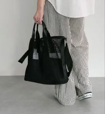PAPILLONNER 이아파피요네 스미스타일 메쉬 토트백